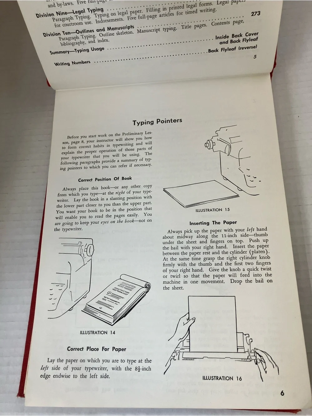 Vtg Rowe Hardcover College Typing Instruction Manual 2nd Ed. By C.G.‎ Reigner